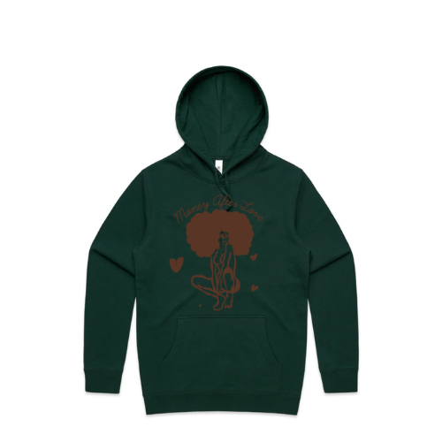 M.A.L Hoodie (Brown on Green)